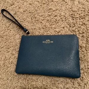 Navy coach wallet/coin purse